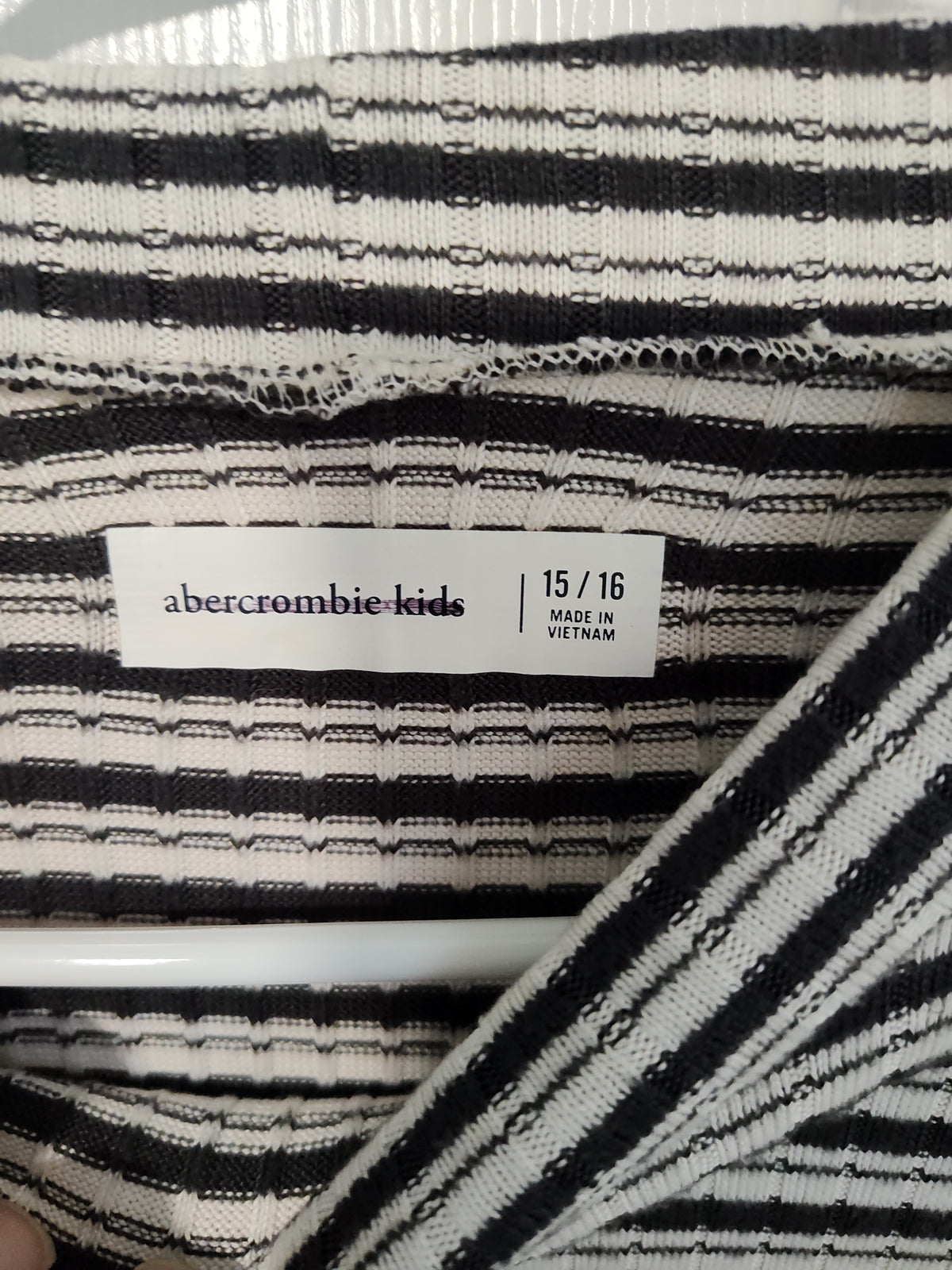 Seller 189:  Abercrombie Striped long sleeve girl's size 15/16