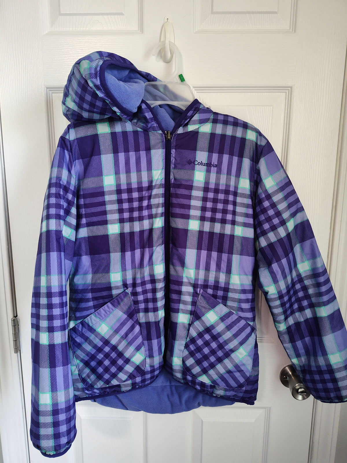 Seller 189:  Columbia Reversable Coat Girls Size 18