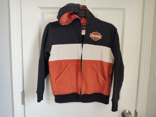 Seller 189:  Harley Davidson boy's zipup hoodie size 12/14