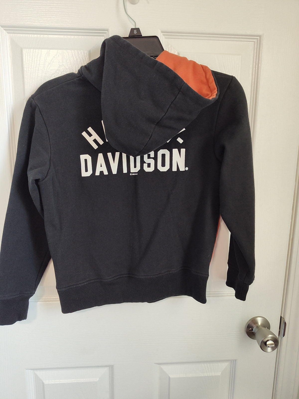 Seller 189:  Harley Davidson boy's zipup hoodie size 12/14