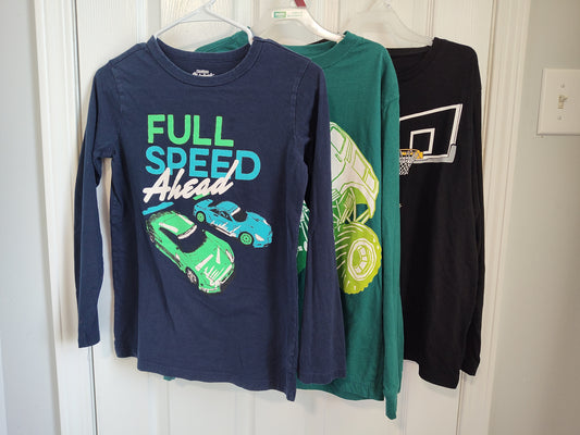Seller 189:  Boys mixed brands long sleeves x 3 size 14