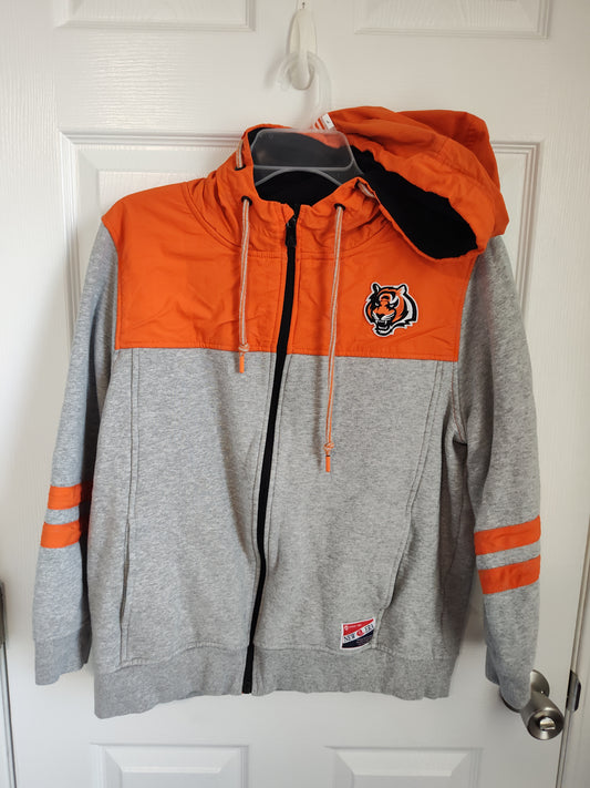 Seller 189:  Bengals zipup Jacket (NFL Team Apparel Brand) Boys size L (14/16)