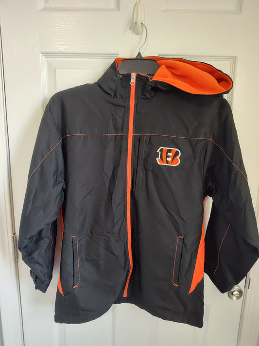 Seller 189:  Reebok On Field Bengals Coat (lined inside) boys size 14/16