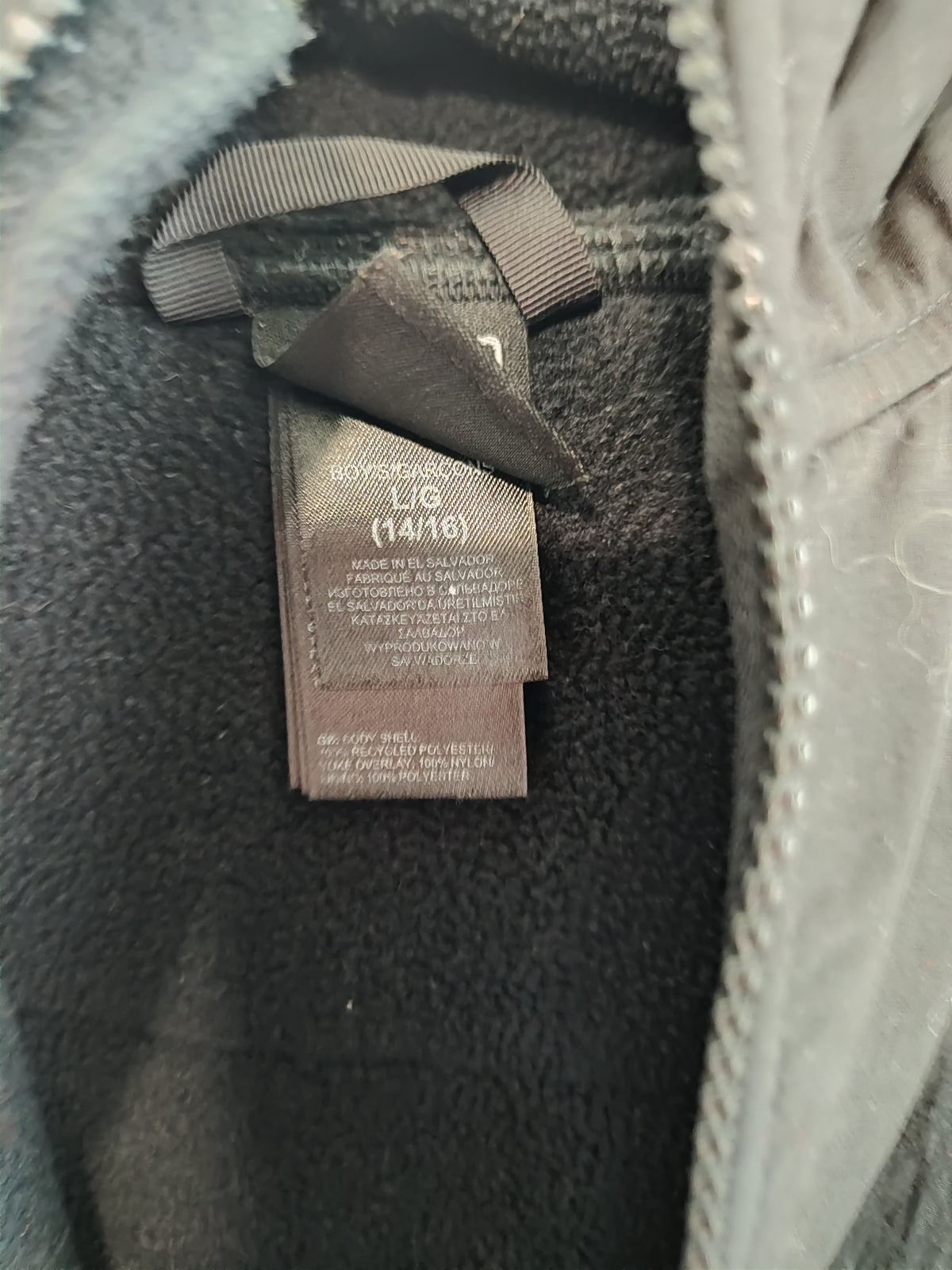 Seller 189:  Boys North Face Hooded Jacket size 14/16