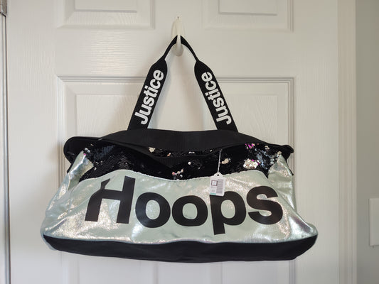 Seller 189:  Justice Hoops Basketball/duffel bag