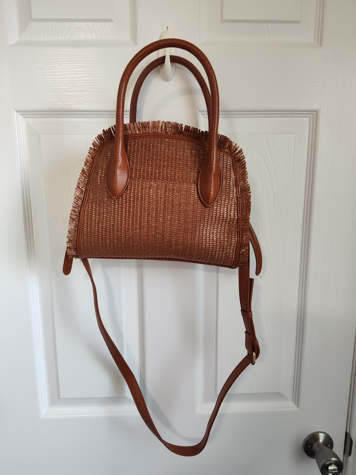 Seller 189:  Nicole Miller Hard Fringe purse NWT