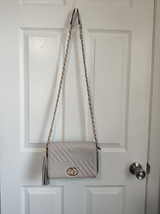 Seller 189:  Women's purse unbranded taupe
