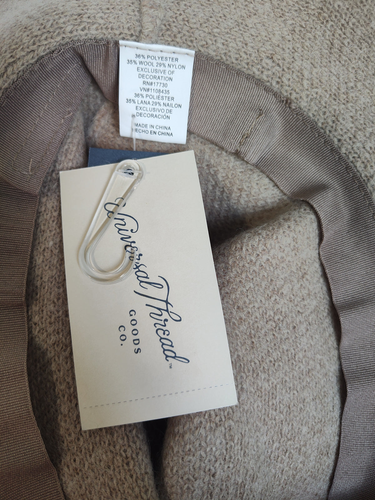Seller 189:  New women's Universal Fall Hat