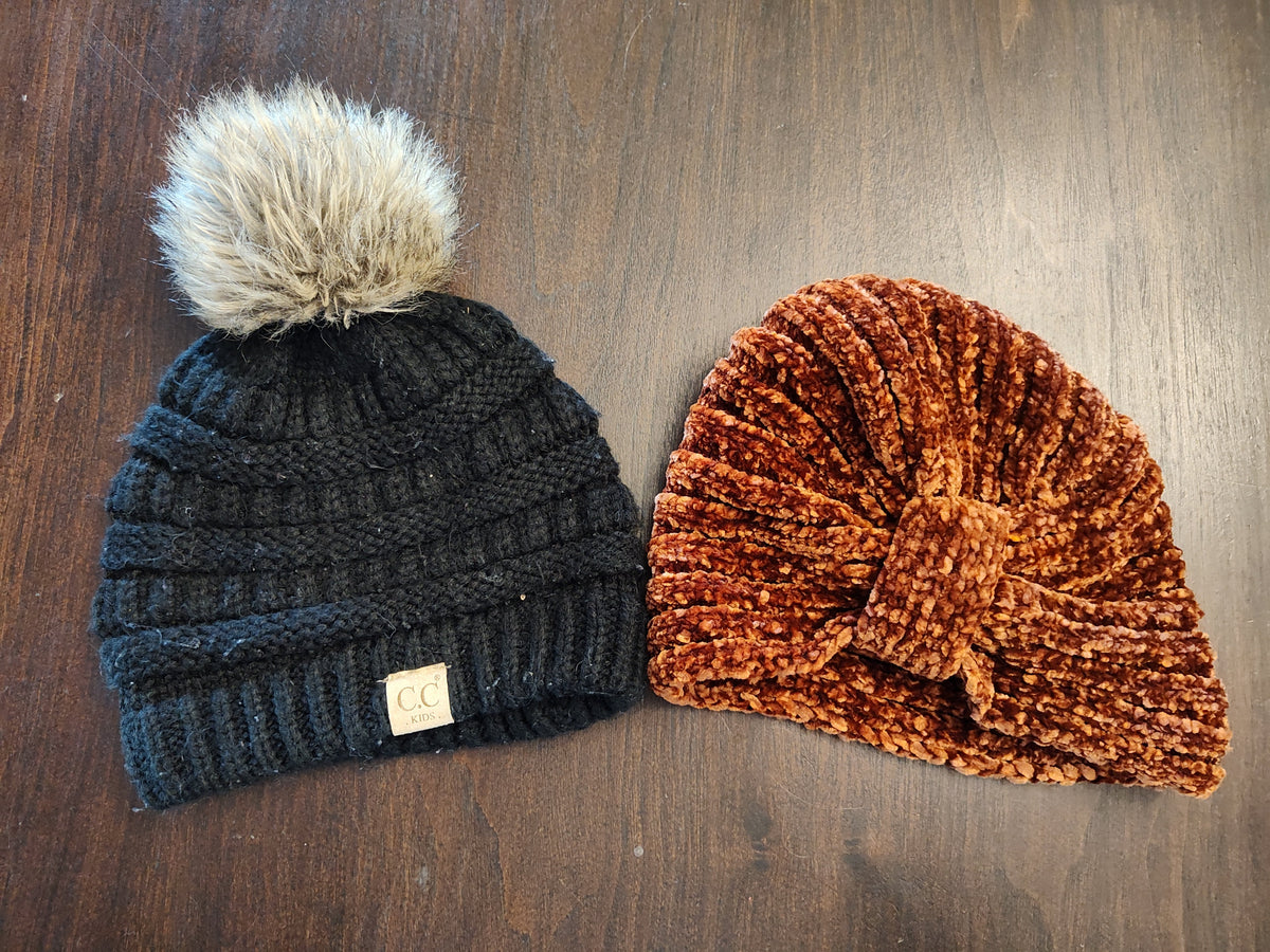 Seller 189:  CC kids & A new Day girl hats (school age size)