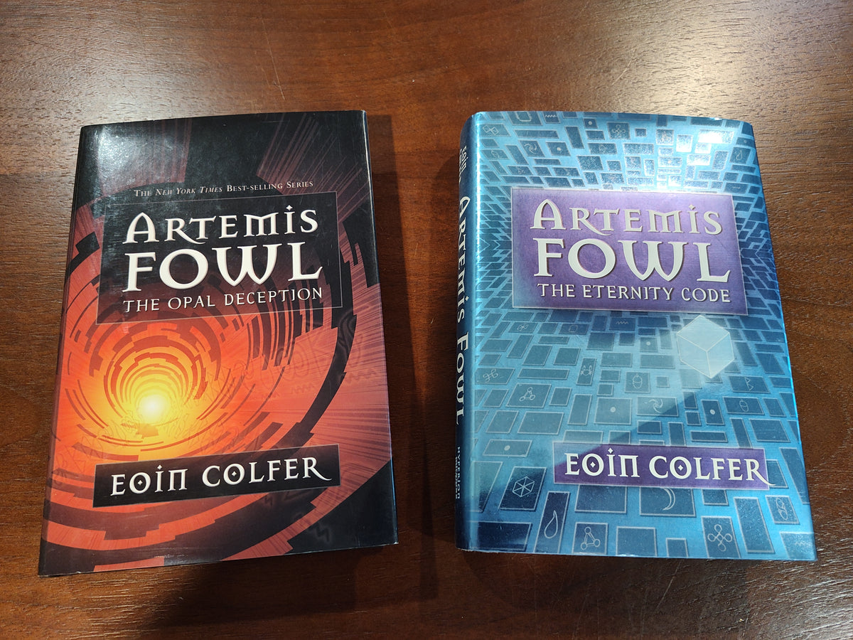 Seller 189: Artemis Fowl Books x 2 hardback