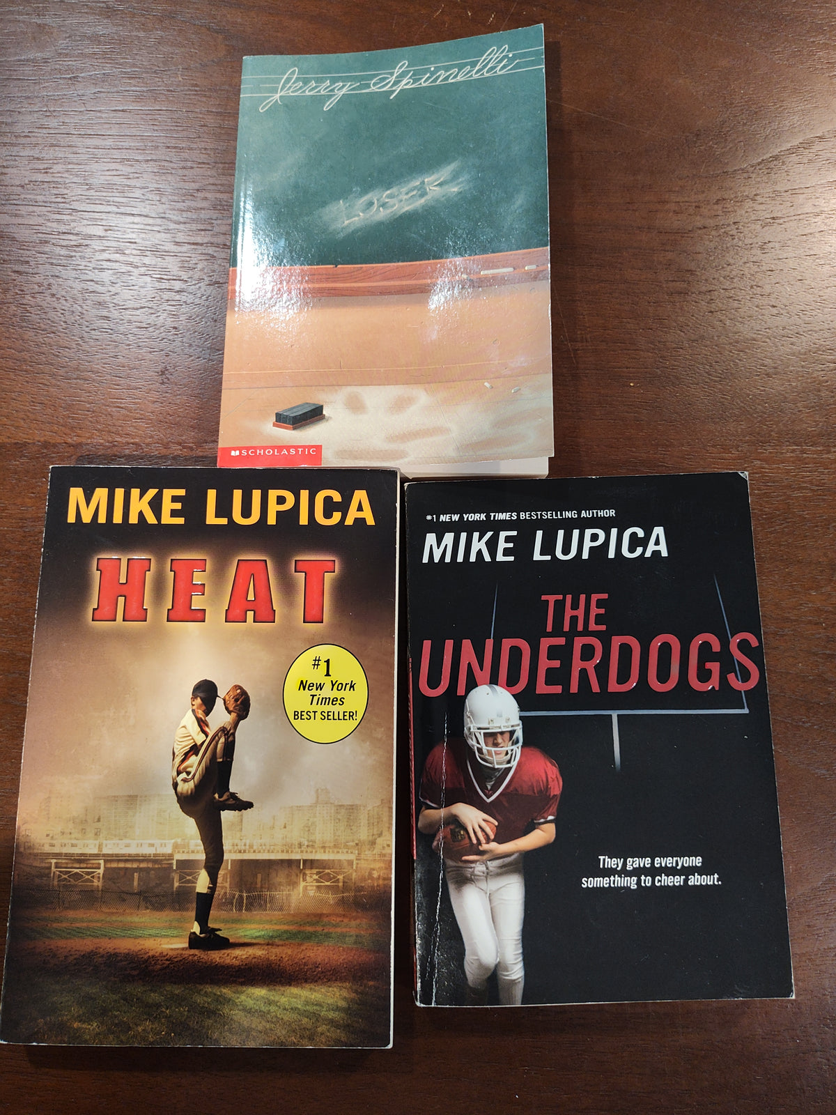 Seller 189:  Chapter books x 3 including Mike Lupica