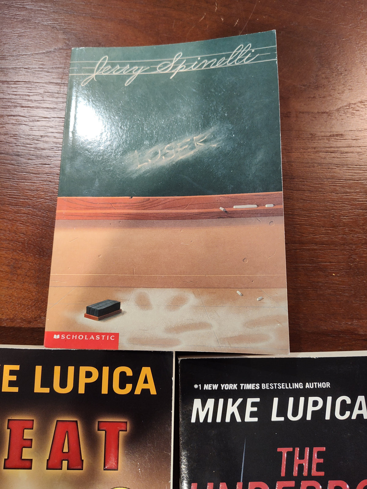 Seller 189:  Chapter books x 3 including Mike Lupica