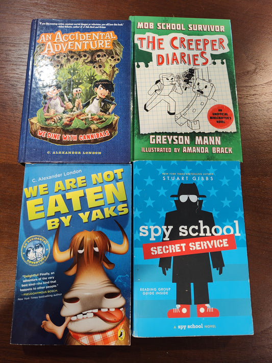 Seller 189:  Books x 4 Adventure themed chapter books
