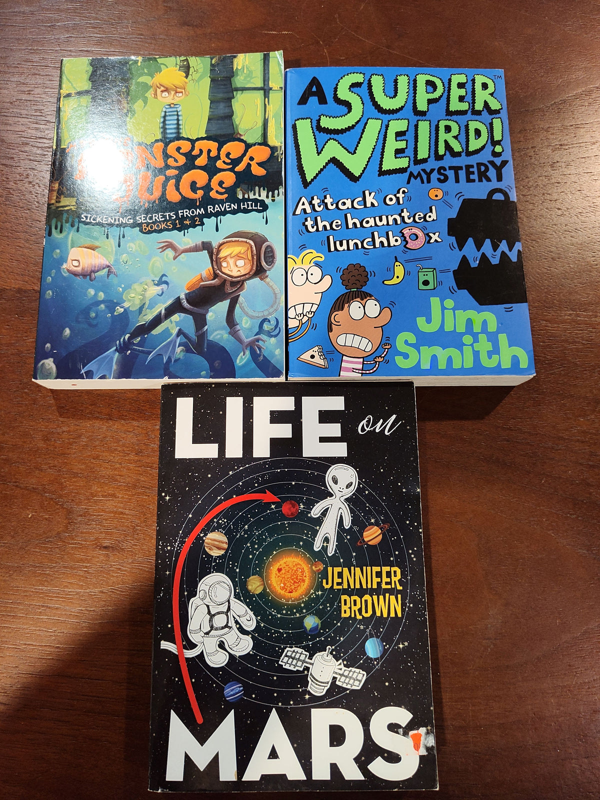 Seller 189:  Chapter books "weird " theme x 3