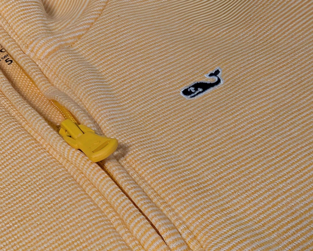 #89 Boys 5 Vineyard Vines | Saltwater Quarter-zip pullover - honey NWOT