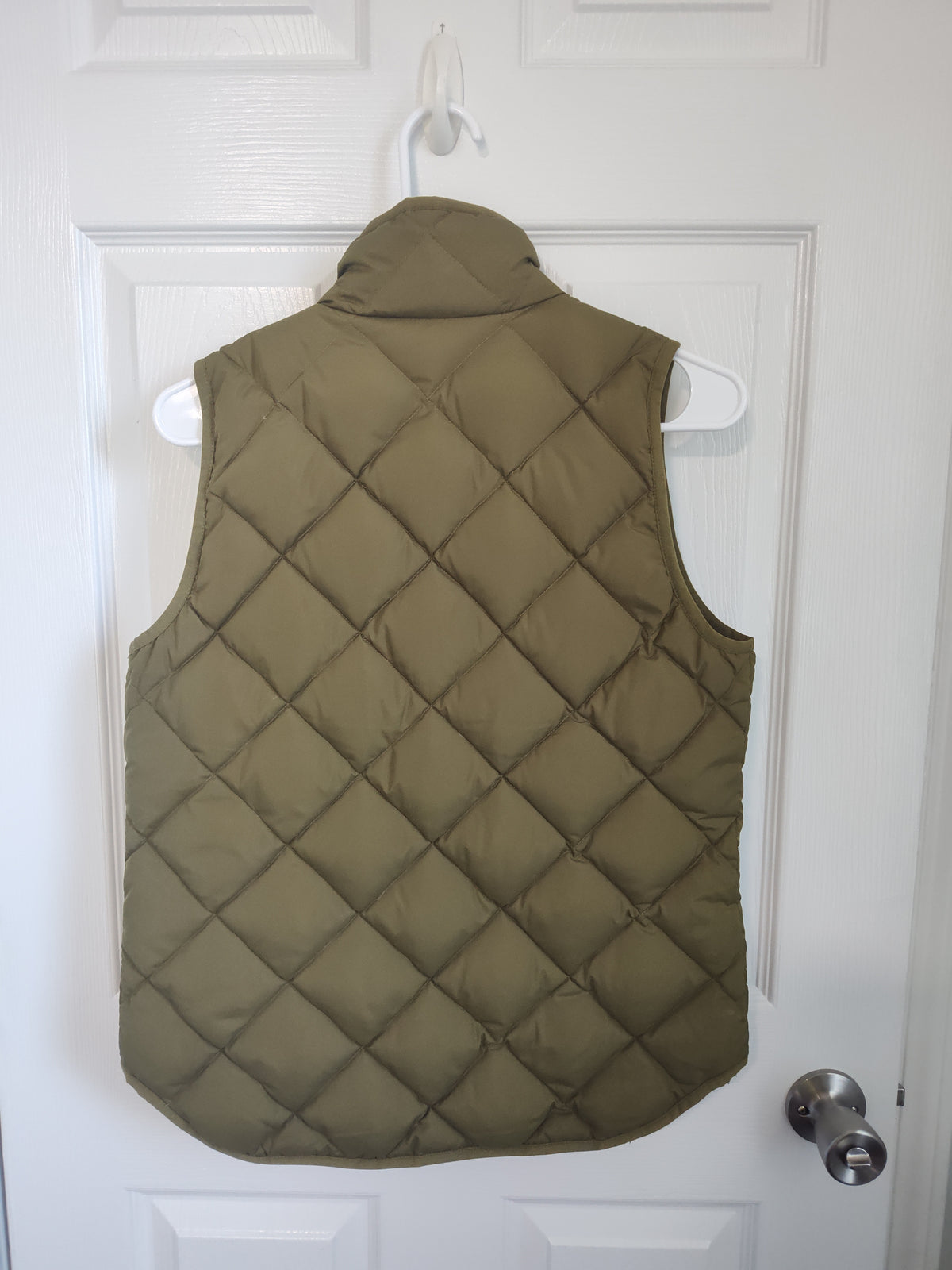 Seller 189:  JCrew Women's Olive Vest size XS