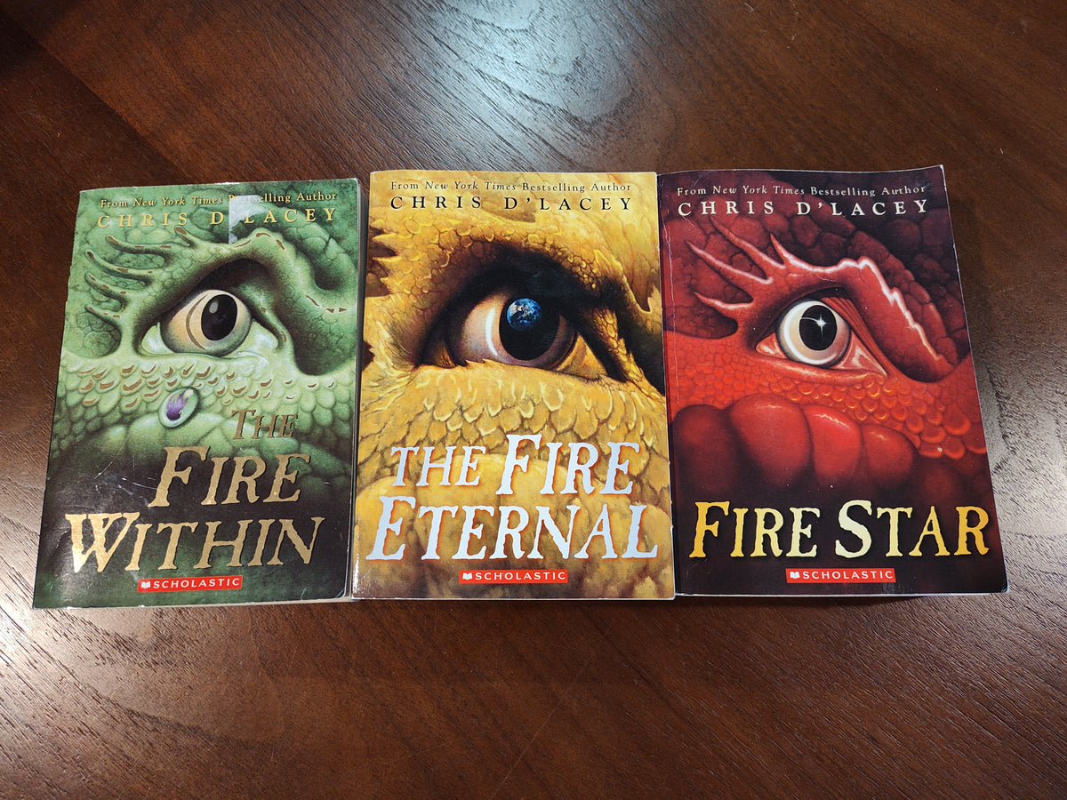 Seller 189:  D'Lacey books Fire Within Series x3