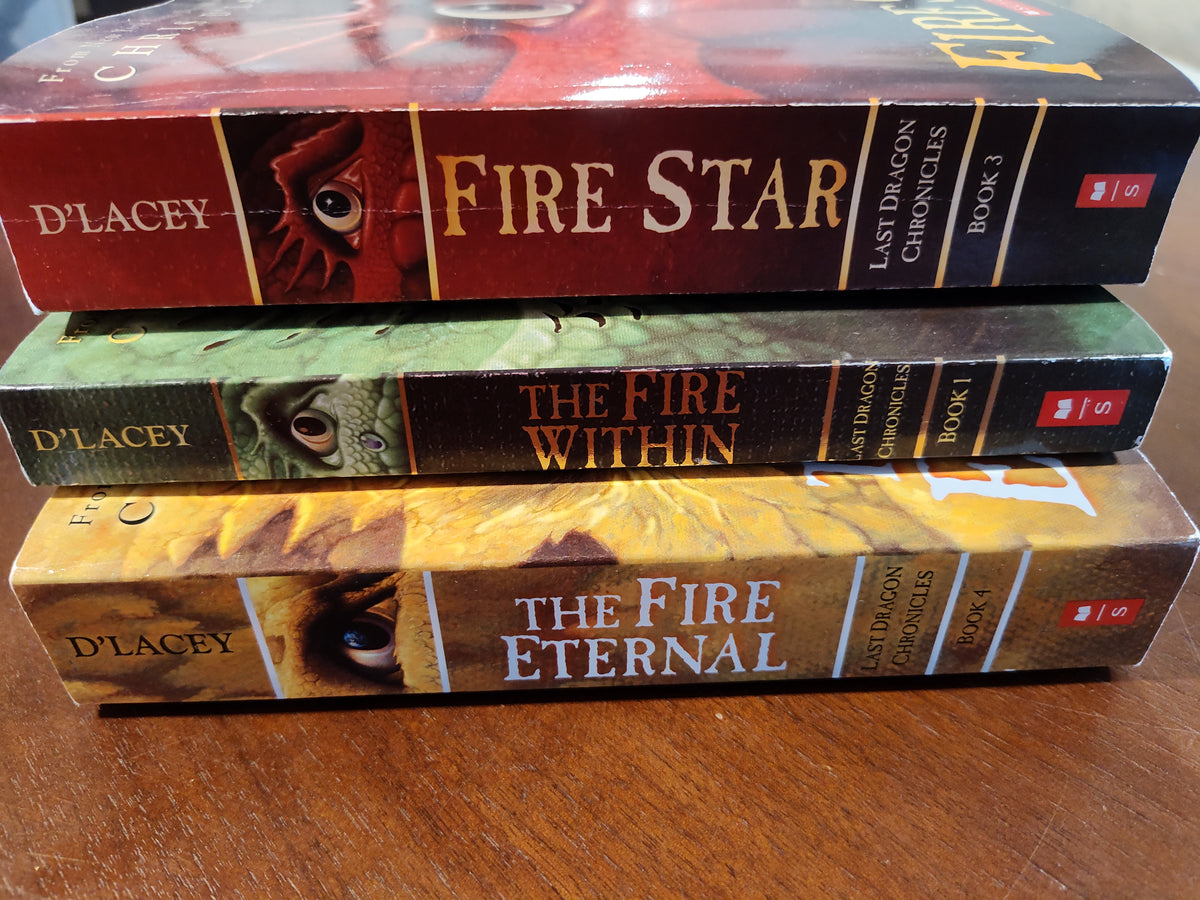 Seller 189:  D'Lacey books Fire Within Series x3