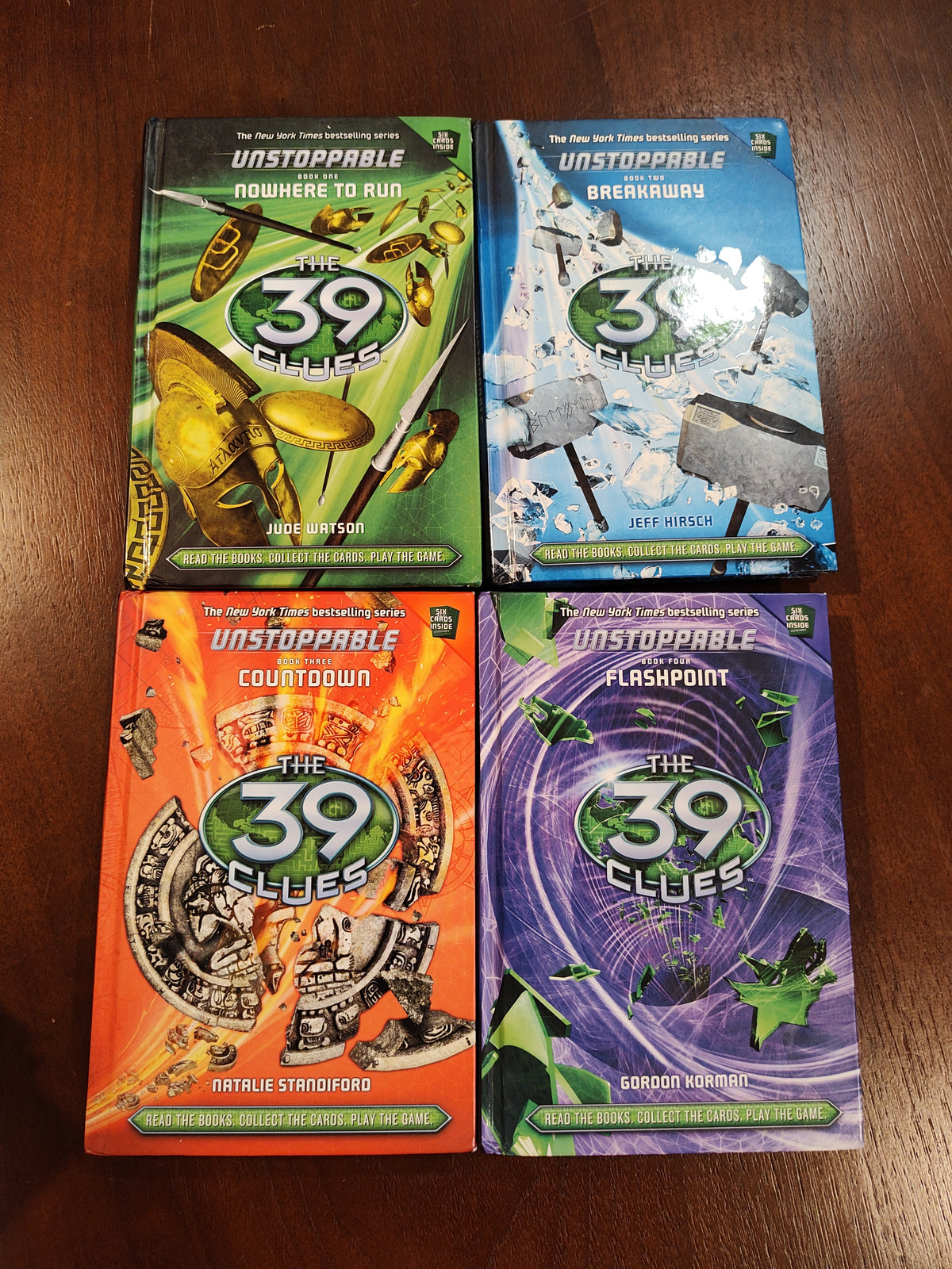 Seller 189:  39 clues Unstoppable Books 1-4