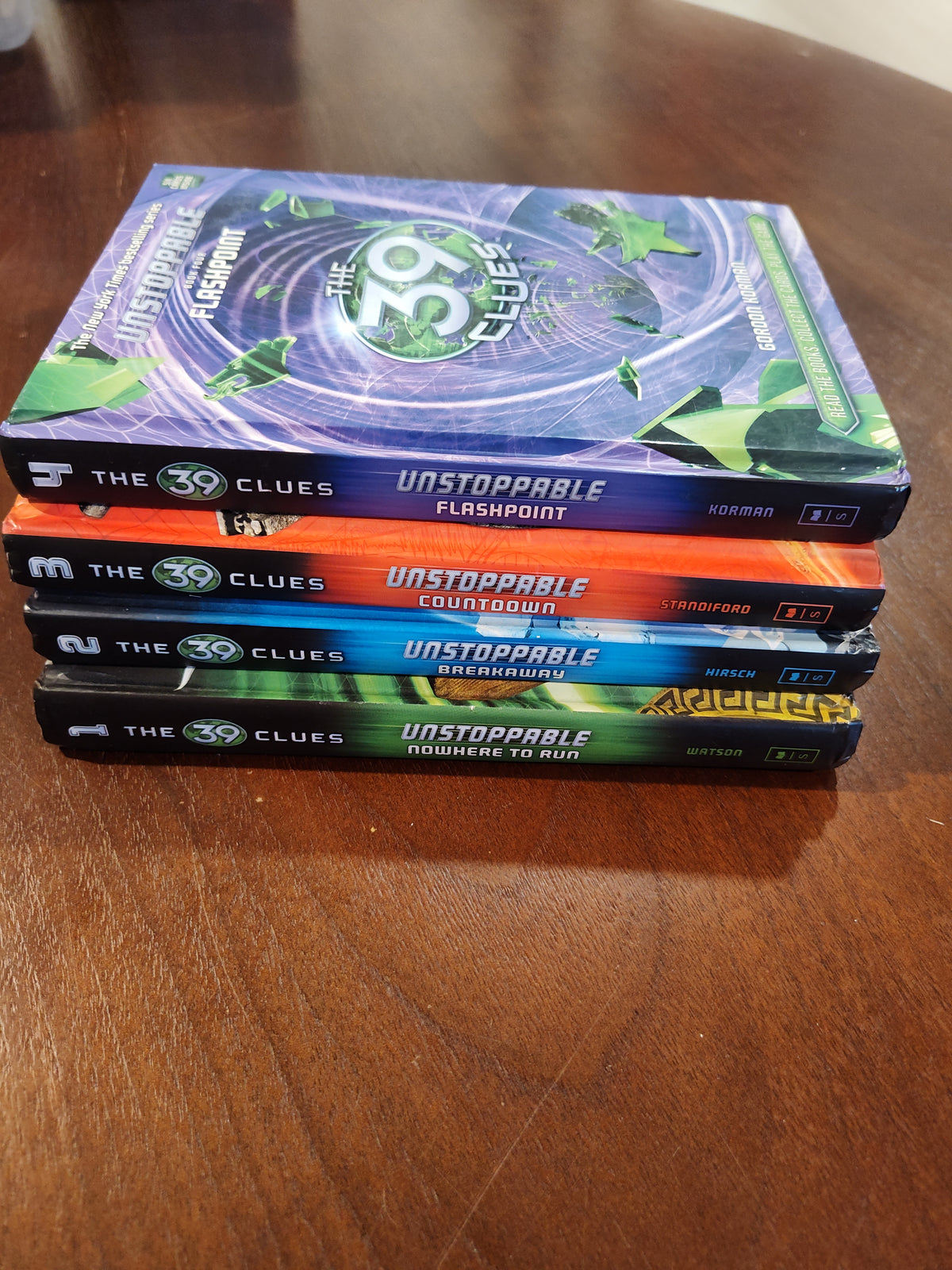 Seller 189:  39 clues Unstoppable Books 1-4