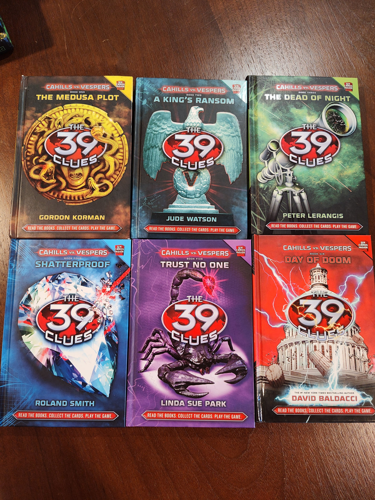 Seller 189:  39 clues books Cahills vs Vespers series:  Books 1-6