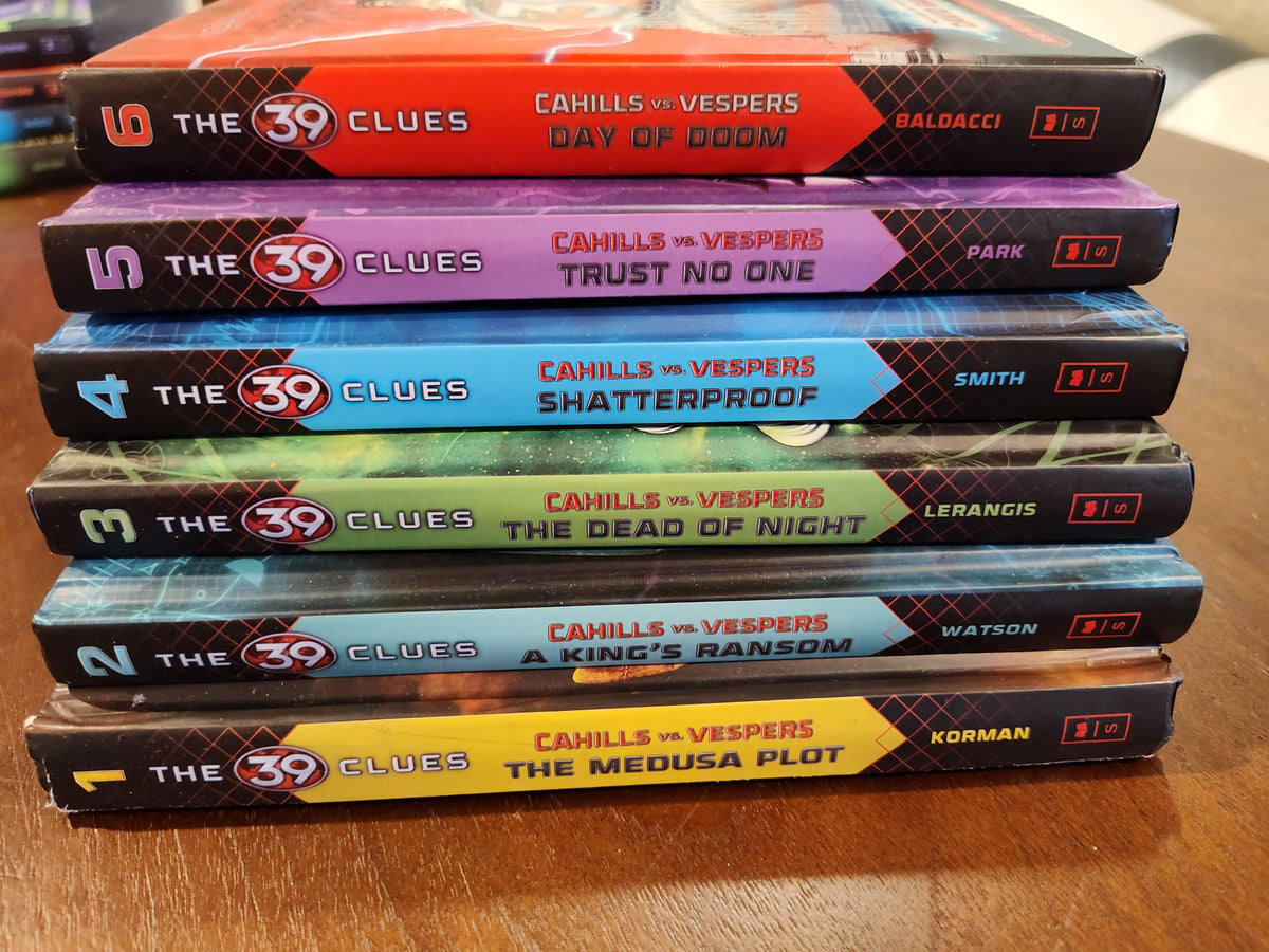 Seller 189:  39 clues books Cahills vs Vespers series:  Books 1-6