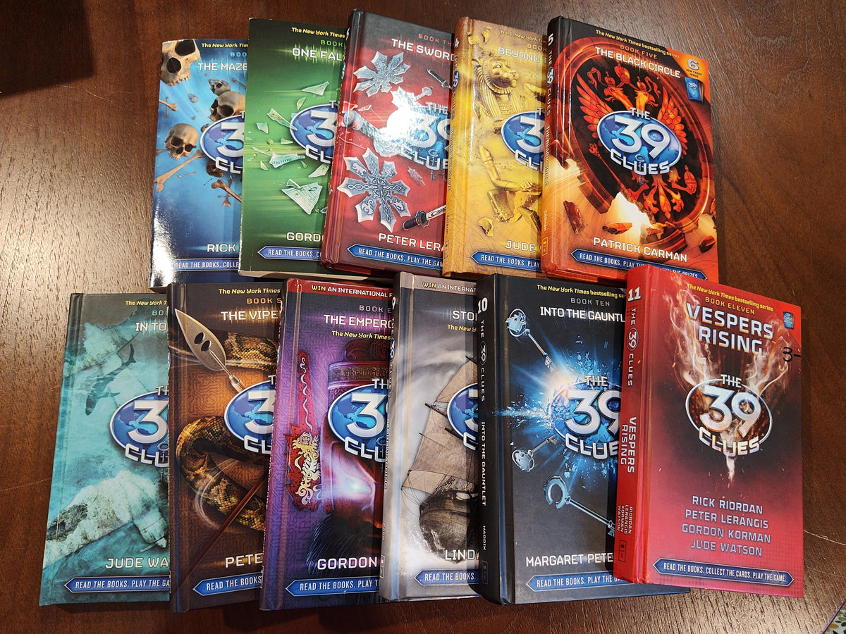 Seller 189:  39 clues book set 1-11