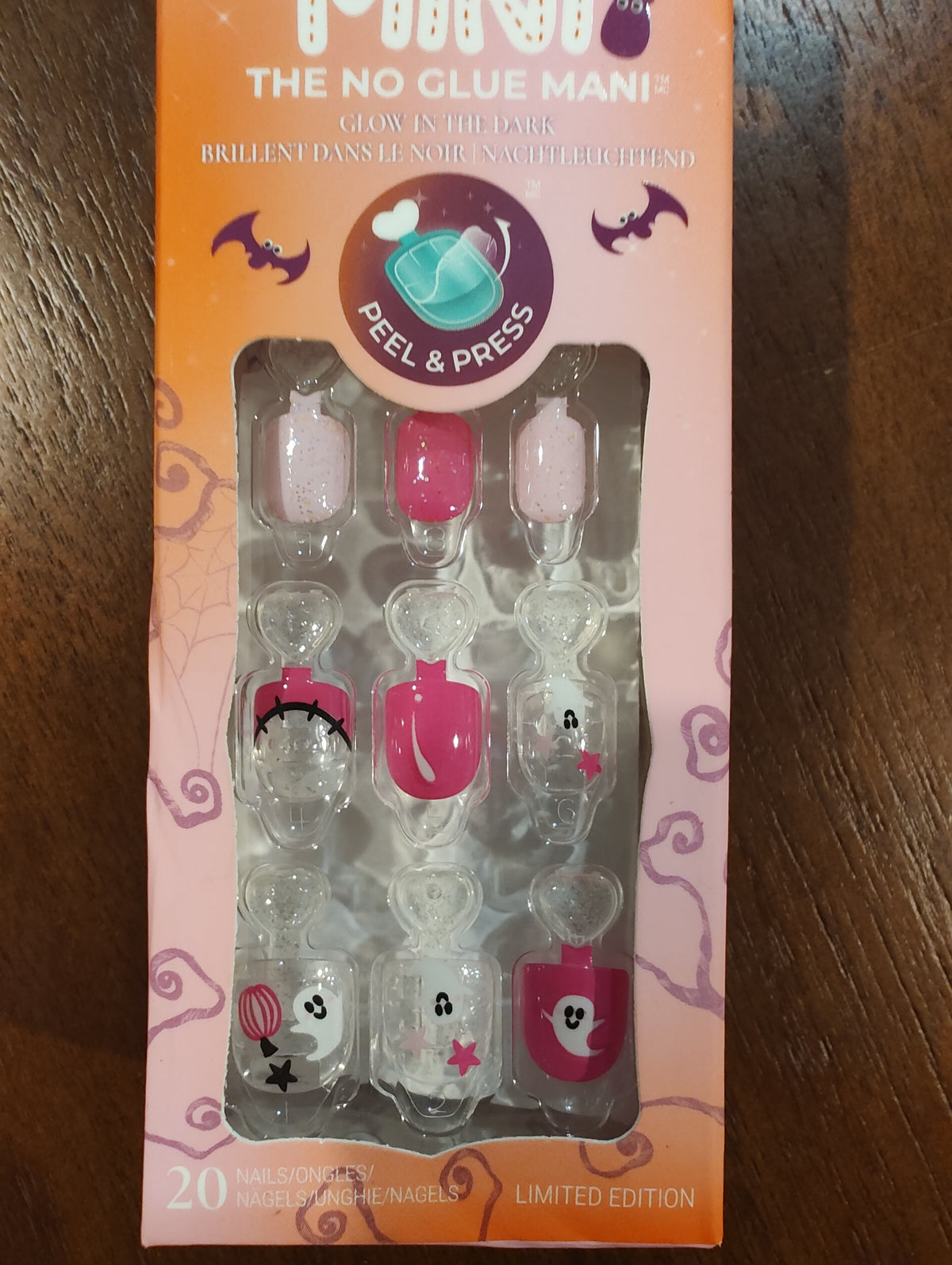 Seller 189:  Impress Mini Halloween Themed Press on Nails (Smaller Youth Size)