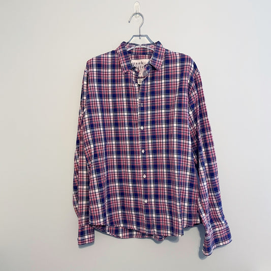 #118 | Size M | Frank & Eileen Women's Plaid Button Down Paul Top