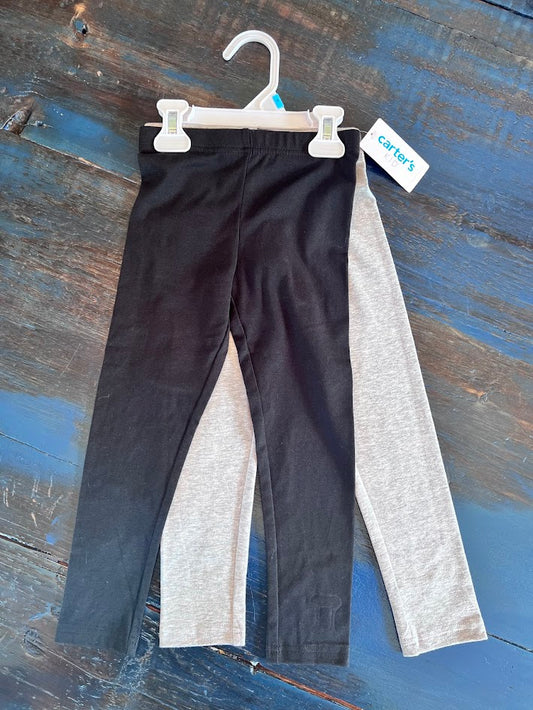 Seller #94: NWT Set of 2 Carter's Girls Leggings, 5T