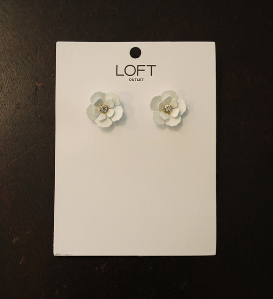#168 Loft flower earrings - new  *reduced*