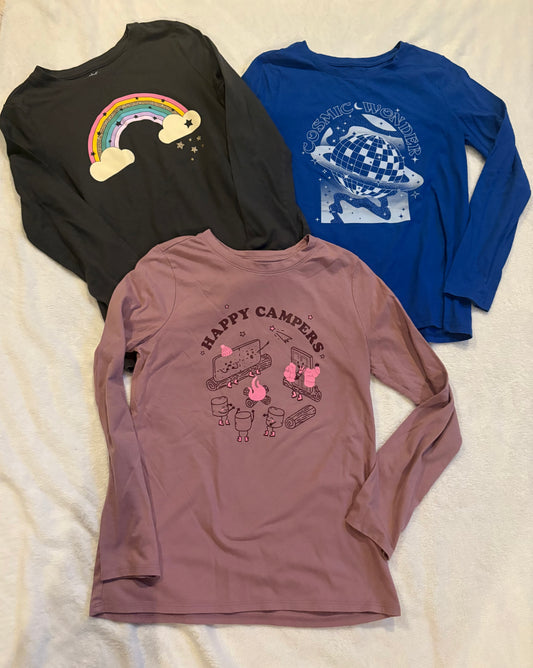 Seller #80 - Girls size XL (14) Cat & Jack long sleeve tees