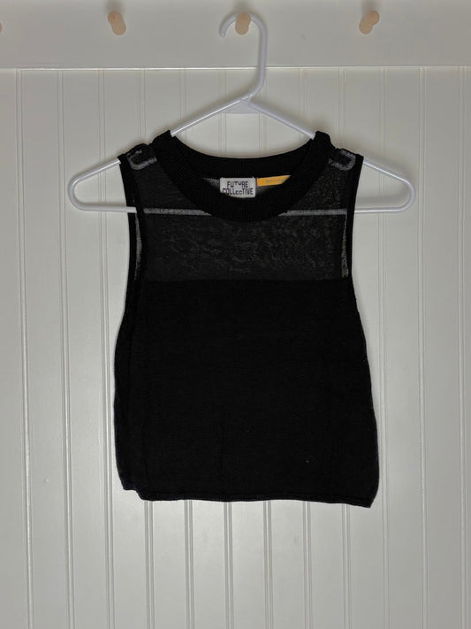 #39 Womens L, Future Collective cropped sweater tank