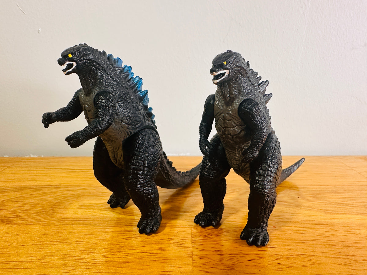 #163 Set of 2 4" Godzilla Figures