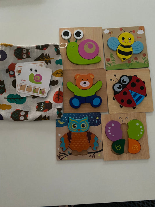 #117, puzzles, set of 6