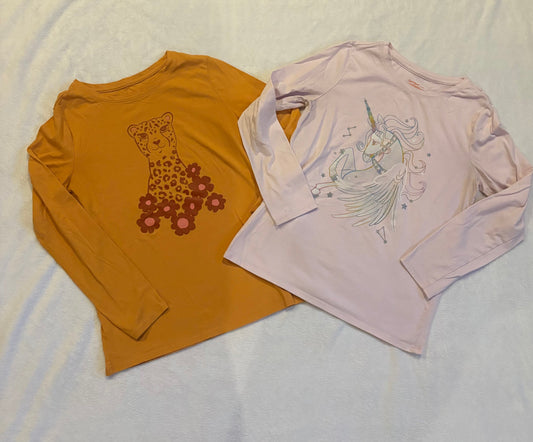 Seller #80 - Girls size XL (14) Cat & Jack long sleeve tees *Reduced*
