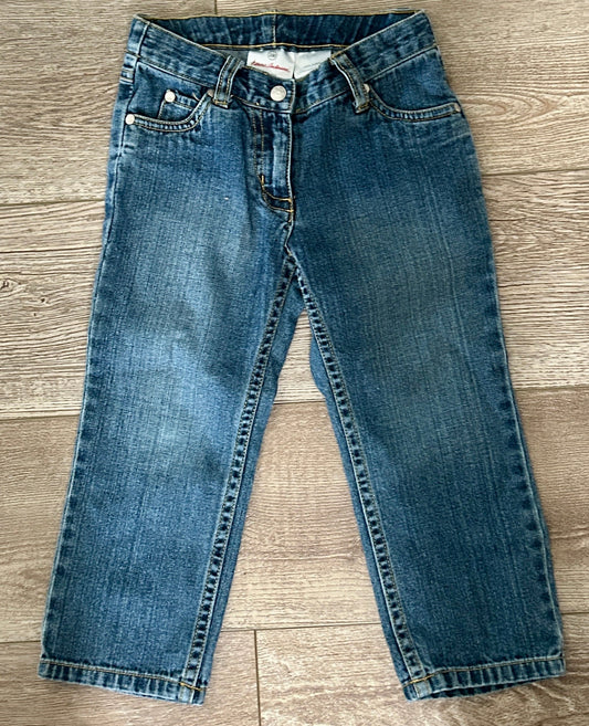 #15 HA 4t Girls Straight Cut Jeans with Adjustable Waist