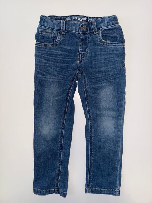Seller 106: *Reduced* 4T Cat & Jack Skinny Jeans (Adjustable Waist)