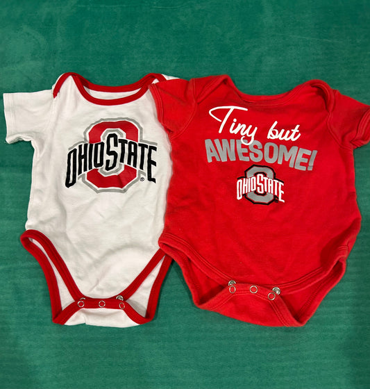 Seller 128 - Ohio State 12M Onesie Bundle