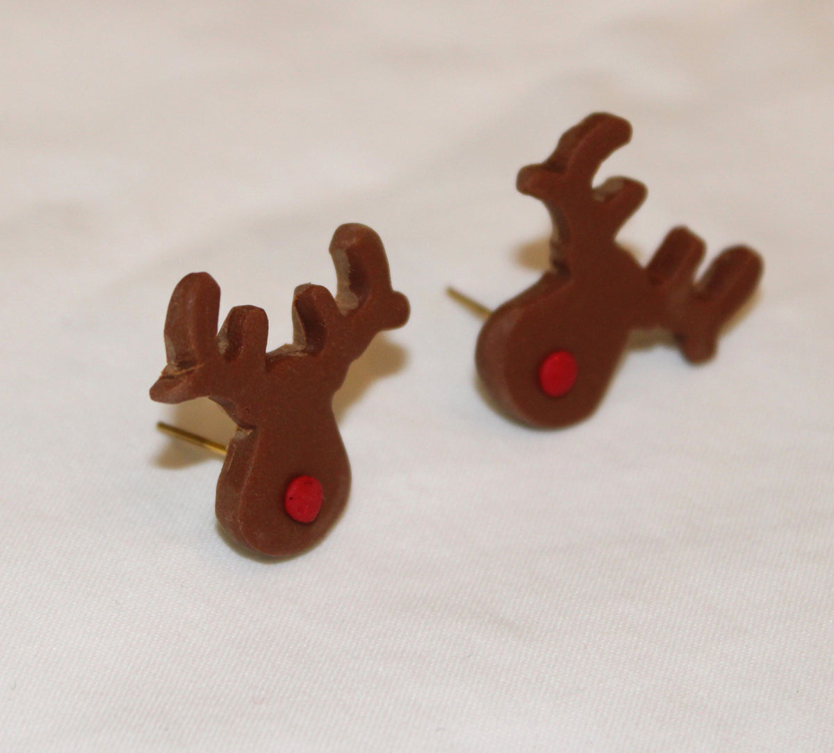 #168 Reindeer earrings - NWOT