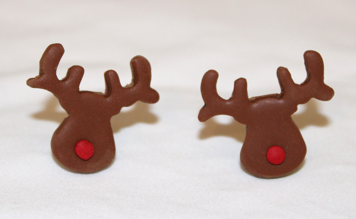 #168 Reindeer earrings - NWOT