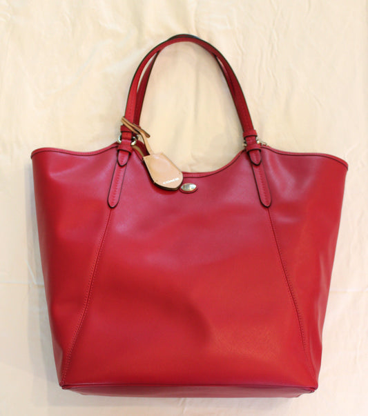#168 Coach Peyton Red Leather tote - Excellent Condition (originally $358)