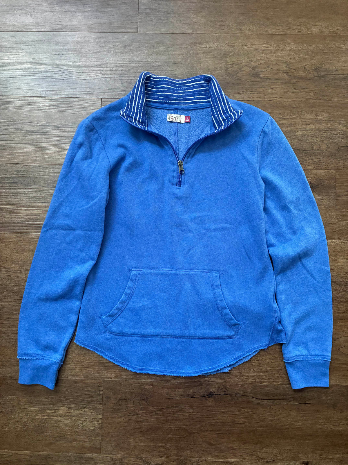 #126 SO Blue Quarter Zip Pullover S & Children's Place Navy Shirt XL 14