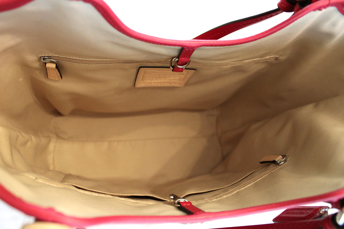 #168 Coach Peyton Red Leather tote - Excellent Condition (originally $358)