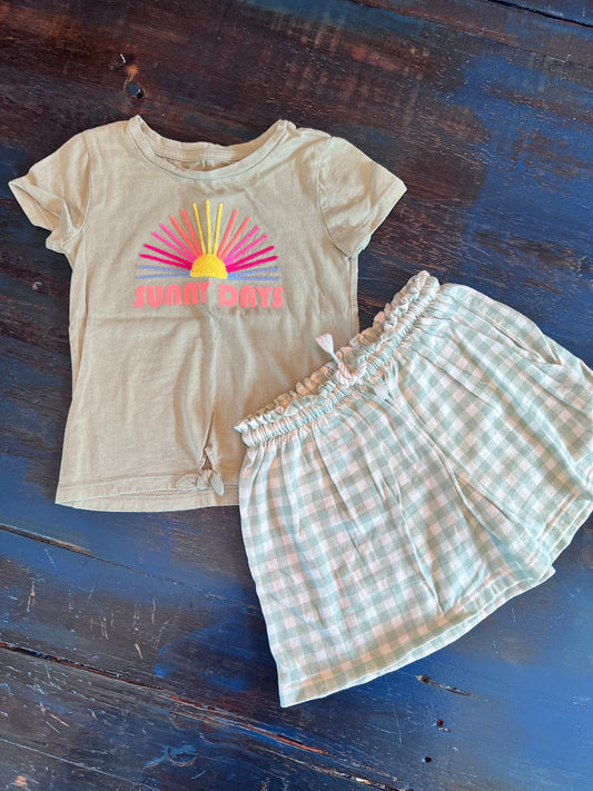 Seller #94: Gap Girls Skirt and Shirt Outfit, 4T
