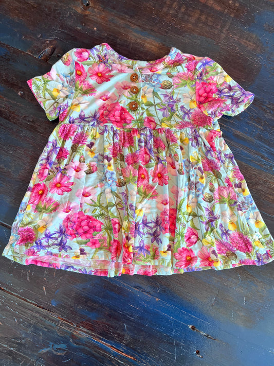 Seller #94: Posh Peanut Blouse, Floral 6T