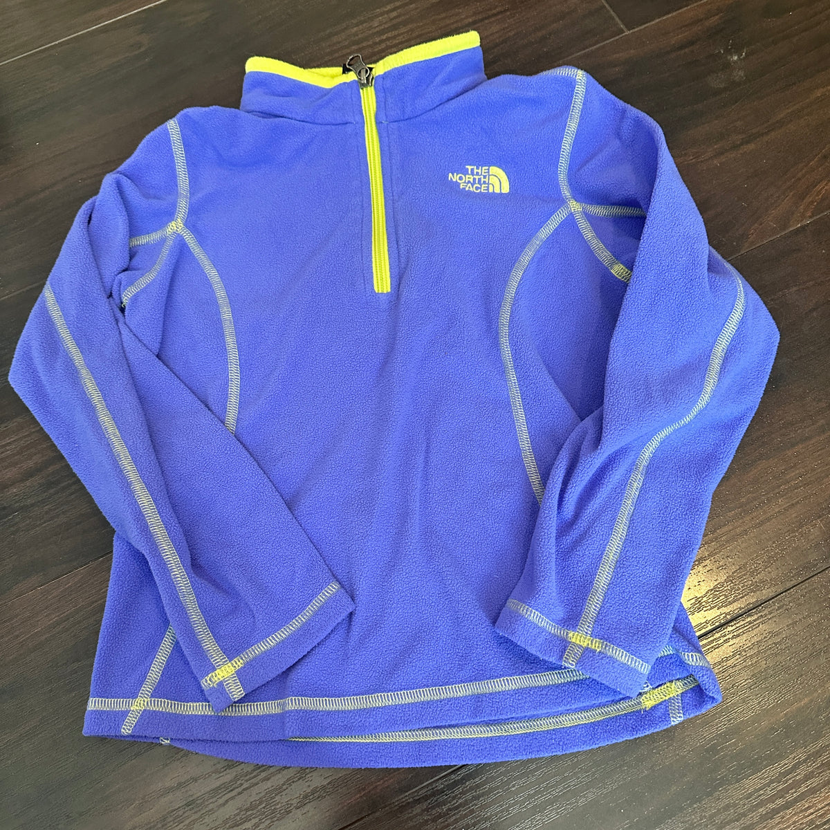 #48 North Face Purple Fleece Pullover size 6