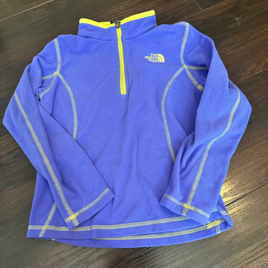 #48 North Face Purple Fleece Pullover size 6