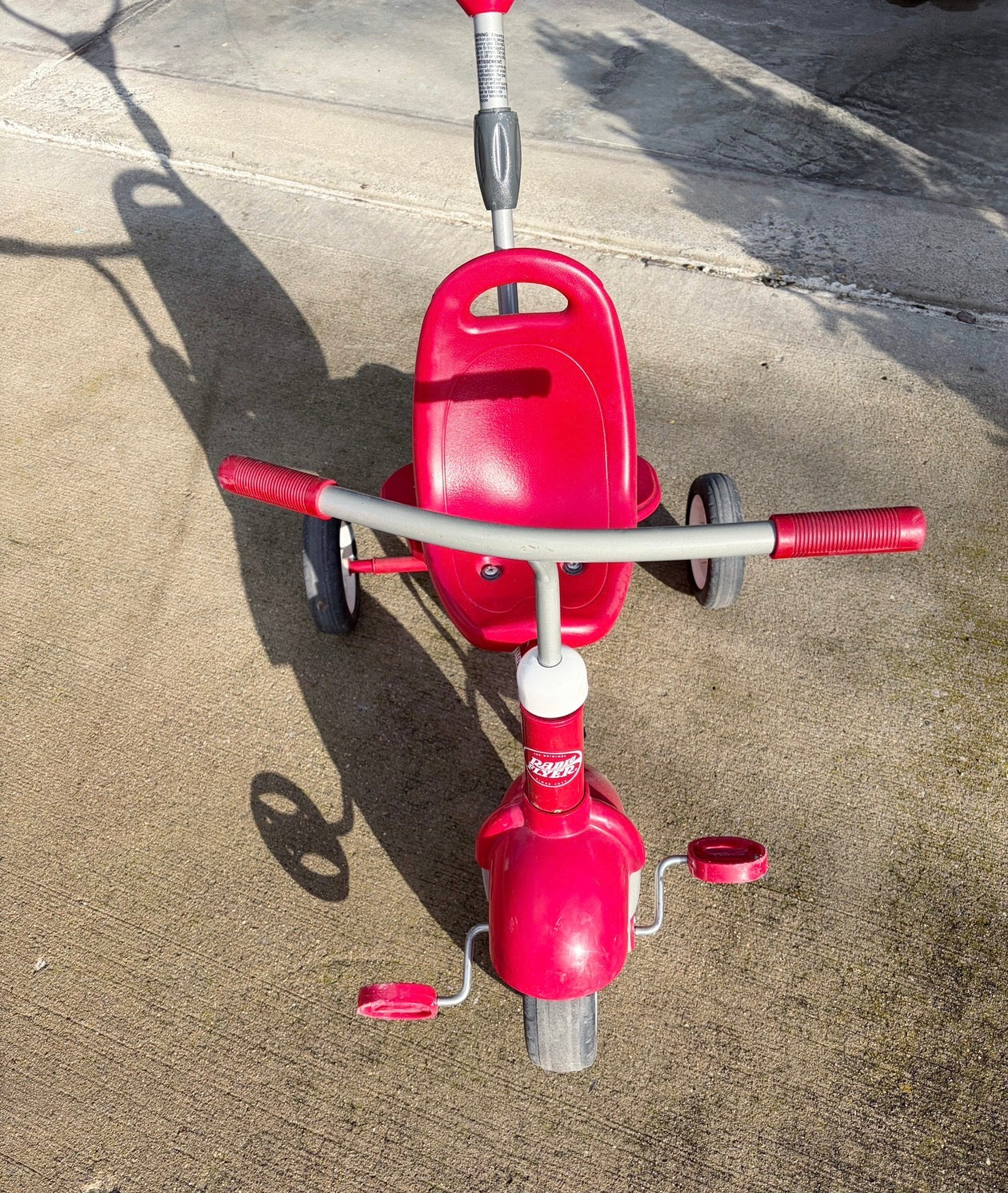 #79 | Red Radio Flyer Push Bike