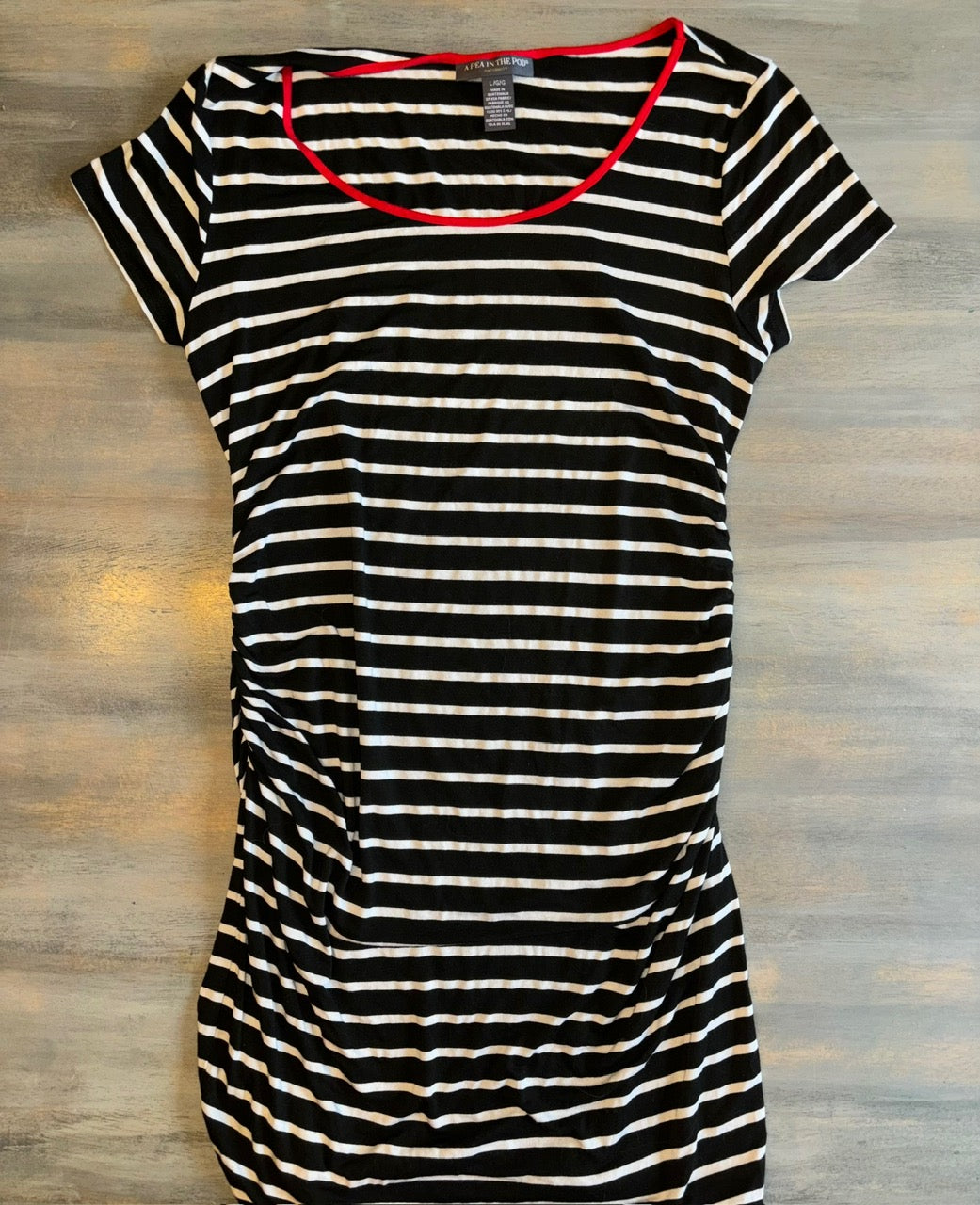 #70 Women's Maternity Pea in the Pod Dress Size Large VGUC